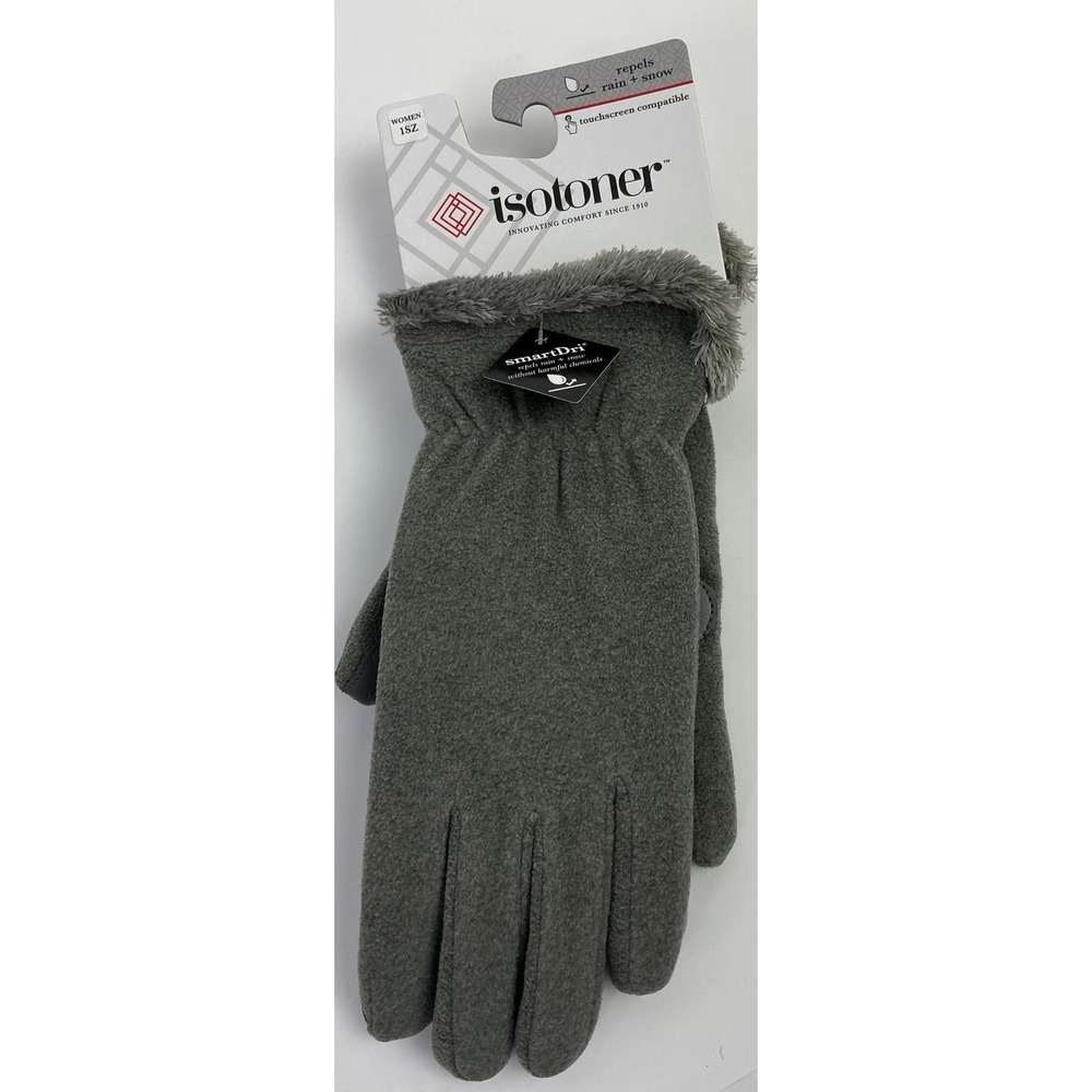 Isotonerโ Women's SmartDri Fleece Touchscreen Compatible Gloves Repels Rain Snow